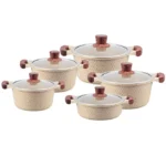 سرویس قابلمه زیو 10 پارچه طرح مدل Z-7120 - Image 4